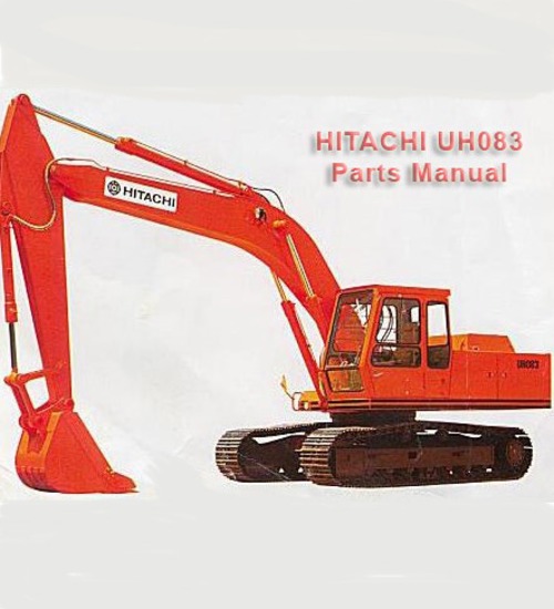 Product picture Hitachi UH083 / UH07-7 Parts Manual